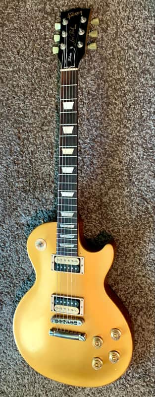 2017 Gibson Les Paul gold top Tribute electric guitar made in the USA image 1