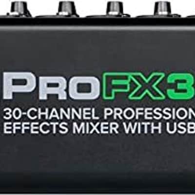Mackie ProFXv3 Series, 30-Channel Professional Effects Mixer with USB, Onyx Mic Preamps and GigFX effects engine - Unpowered (ProFX30v3) image 2