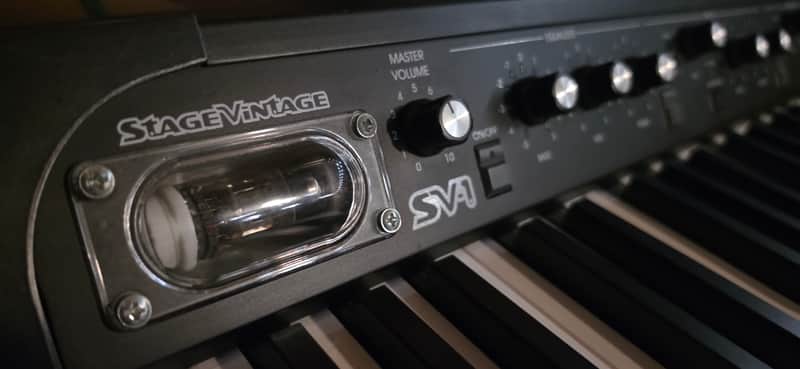 Korg SV1-73 Stage Vintage Digital Piano 2009 - Present - Black with White / Black Keys image 1