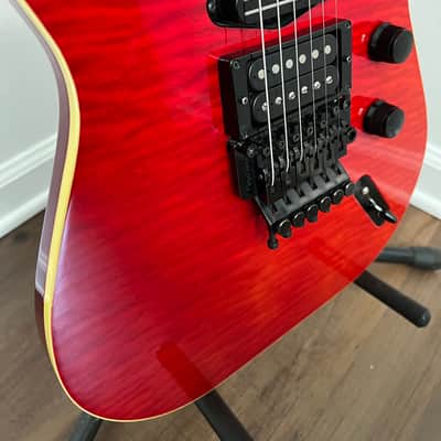 Hamer USA TLE Custom 1986 Red Boomerang Inlays Electric Guitar Tele Style image 21