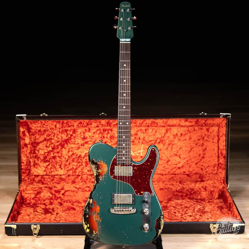 Shabat Lion Special Alder Body w/ Wraptail & Imperials–British Racing Green/3TSB image 1