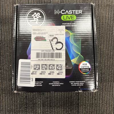 Mackie M-Caster Live Portable Live Streaming Mixer 2022 - Present - Black image 1