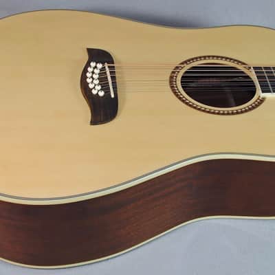 Oscar Schmidt OD312CE Dreadnought Cutaway Style Mahogany Neck 12-Strings Acoustic-Electric Guitar image 5