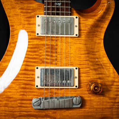 PRS McCarty 1998 – Amber – Made in USA – Excellent Condition (Kind of Mint) – Rare Wide Fat Rosewood Neck – w/ OHSC & Paperwork image 4