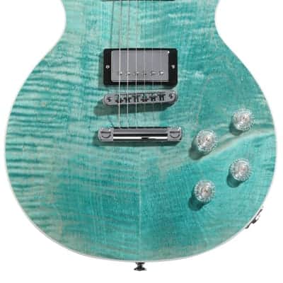 Gibson Les Paul Modern Figured Electric Guitar - Seafoam Green image 3