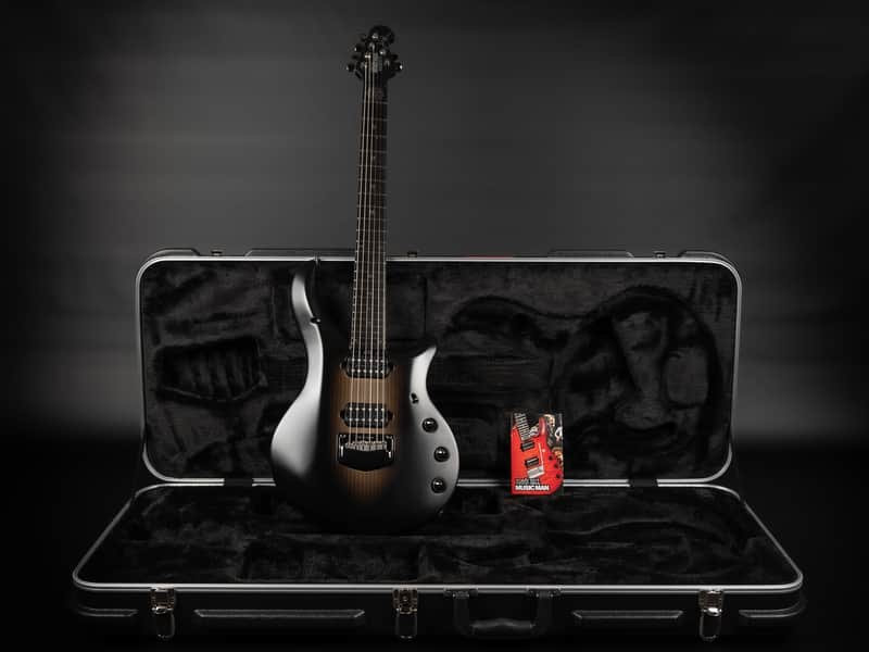 2014 Ernie Ball Music Man John Petrucci Signature Majesty 6 - Polar Noir | USA JP6 Neck Thru DiMarzio Piezo Stainless Steel Frets Matching Headstock Low Serial Number 3.16kg | OHSC image 1