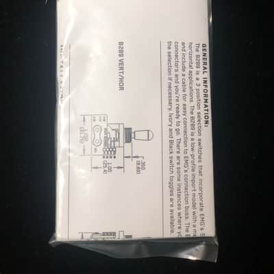 EMG Solderless Toggle Switch with Cables - Ivory image 2