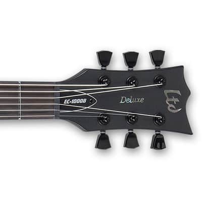 ESP LTD Eclipse EC-1000 Baritone w/ Fishman Fluence Pickups - Charcoal Metallic Satin image 7