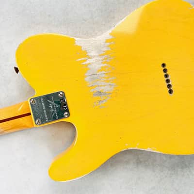 Fender Custom Shop Limited '50s Esquire Heavy Relic Secret Agent 2022 - Aged Nocaster Blonde image 13