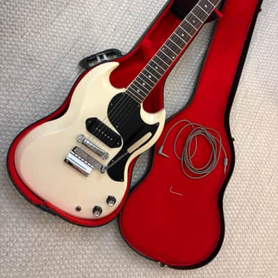 1965 Gibson SG Junior – Polaris White – All Original – Collector Grade image 1