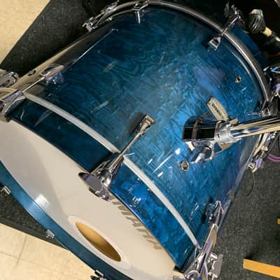 Yamaha  PHX Phoenix  - Sapphire blue Ash  made in Japan 4 pc drum set 22 10 12 16 image 7