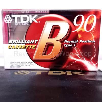 Lot of 15 TDK B-90 Type 1 Audio Cassette Tapes, New in Soft Storage Carry Case image 5
