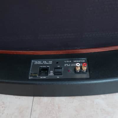 QUAD ESL-63 USA Monitor electrostatic speakers, professionally rebuilt, mint. image 5