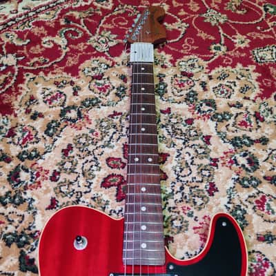 2019 Fender Japan Troublemaker Telecaster Crimson Red, Mahogany Body and Neck, Full set,MIJ JD19 Bild 16