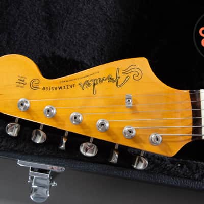 2007 Fender MIJ Japan JM66 USB ’62 Reissue Jazzmaster Blonde Ash Anodized Guard HSC image 3