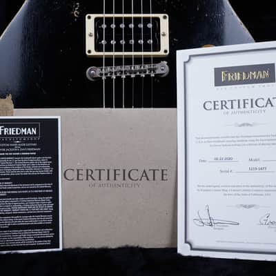 Friedman Metro-D 2020 Black Relic with Triple-D Pickup w/ OHSC image 2