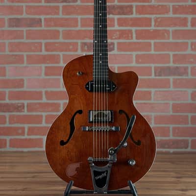 Godin 5th Avenue Uptown Custom Hollow-Body Electric Guitar - Havana Brown image 1