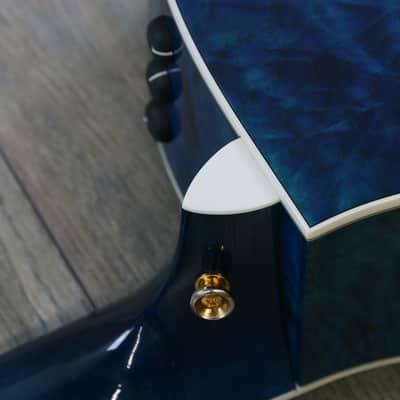 Super Clean! Taylor 614ce 2003 Koi Blue Limited Edition 5A Quilt + OHSC and candy image 21
