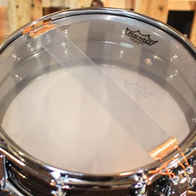 Pearl 14x5 SensiTone Heritage Alloy Black Nickel over Brass Snare Drum image 5