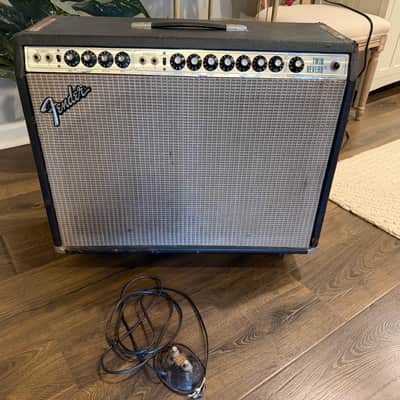 Fender Twin Reverb 2-Channel 100-Watt 2x12" Guitar Combo (likely 1973) - Silverface image 12