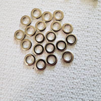 Ludwig 4-1/4” Tension Rods 20 In Total…1960s-1970s - Chrome image 3