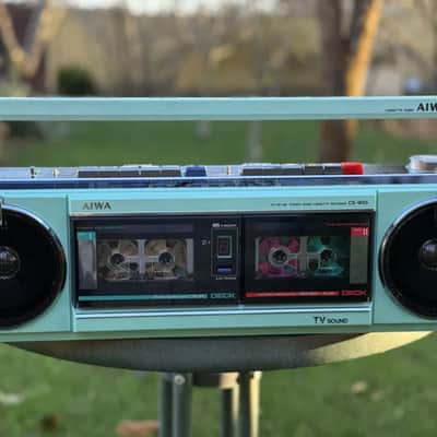 AIWA CS-W55 Rare Vintage Cassette Deck Boombox Japan Warranty image 9