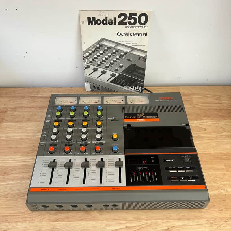 Fostex Model 250 4-Track Cassette Recorder / Mixer 1980s image 1