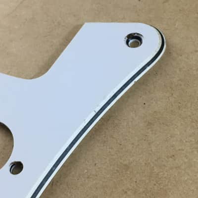 Lefty Vintage Spec Reissue 3-ply  Relic White Stratocaster Fender Pickguard Strat Aged Made in  USA image 7