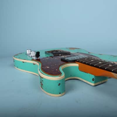 2020 Fender Custom Shop 60 HS Telecaster Custom Heavy Relic Sea Foam Green L.E. image 15