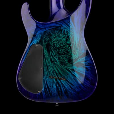 Jackson SLSMG Super Lightweight Soloist ('06-'11) - Eerie Dress Swirl #041708 with Hard Case image 2