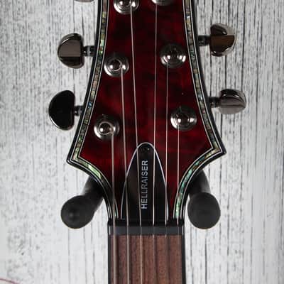 Schecter Hellraiser C-1 Electric Guitar Quilt Maple Top Black Cherry Finish image 11