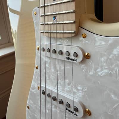 2025 Fender Richie Kotzen Signature Stratocaster MIJ Japan Maple - Transparent White Burst image 5