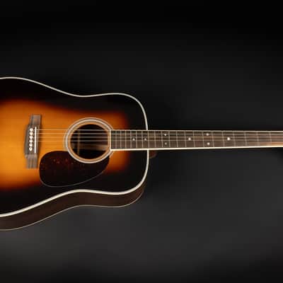 2022 Martin D-35 Standard Reimagined - 1935 Sunburst | USA All Solid Dreadnought Acoustic Guitar 3-Piece Back | OHSC image 3