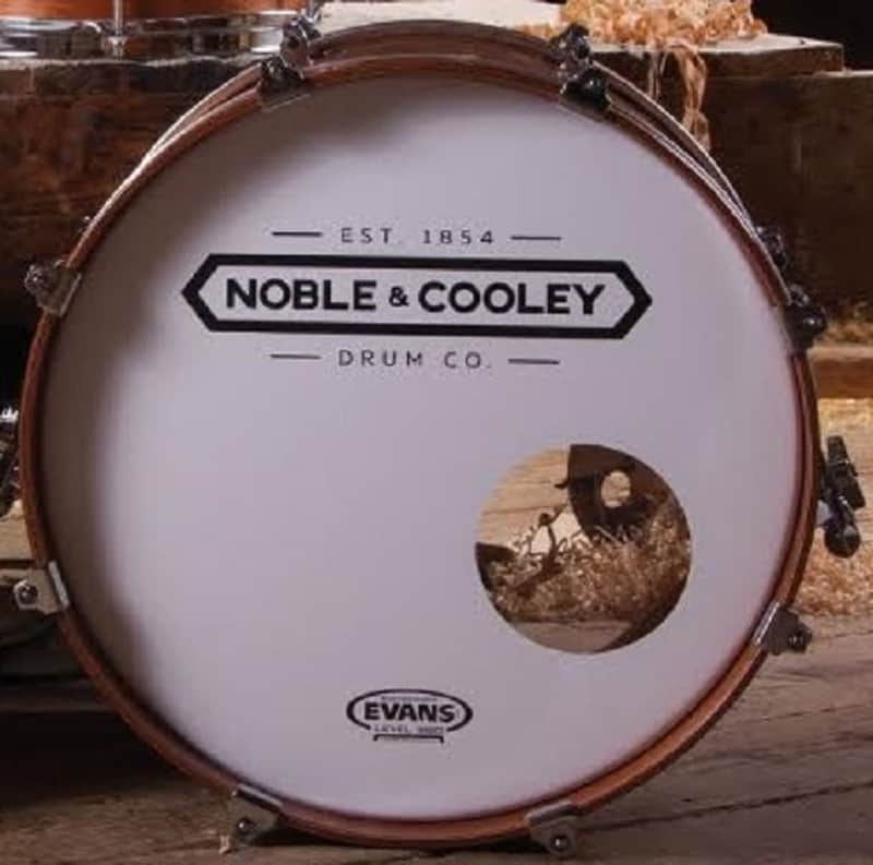 Noble & Cooley *Pre-Order* Horizon Series 14x22" Honey Maple Satin Bass Kick Drum Chrome Hardware | Special Order | Authorized Dealer image 1