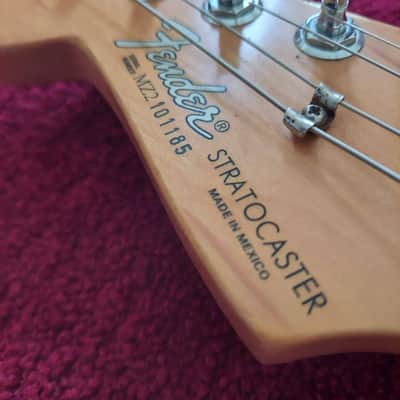 2002 Fender Stratocaster Left Handed Strung Right Handed image 5
