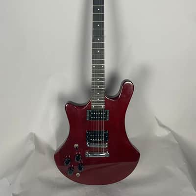 Guild S-300 Left Handed  1981 Wine Red Heavily Modified image 1