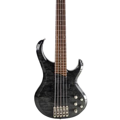 Ibanez BTB405QM Transparent Black Quilt image 3