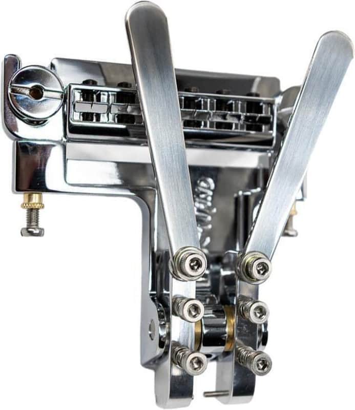 Allparts Certano Honky-tonk Special B/G Bender - 3.25-inch Post Spacing Chrome image 1