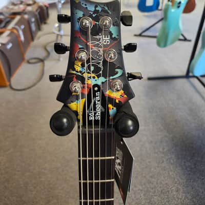 New 2026 PRS SE Limited Edition Ed Sheeran Signature Hollowbody I Piezo Baritone Electric Guitar - Cosmic Splash with SE Gigbag image 6