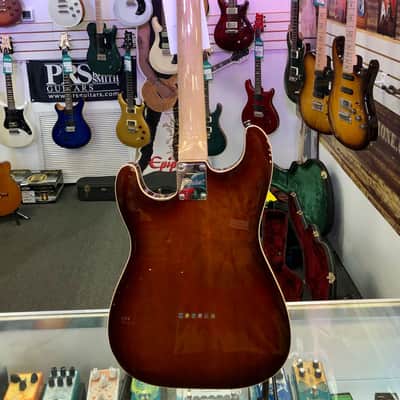 Squier Paranormal Custom Nashville Stratocaster, Laurel Fingerboard, Black Pickguard, Chocolate 2-Color Sunburst image 3