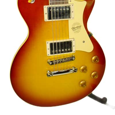 Heritage Custom Shop Core H-150 Plain Top Electric Guitar - Tobacco Sunburst w/ Case image 3