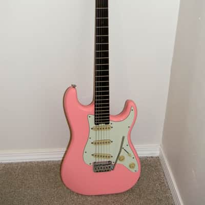 Schecter Nick Johnston Traditional 274 SSS Electric Guitar 2020's - Atomic Coral image 1