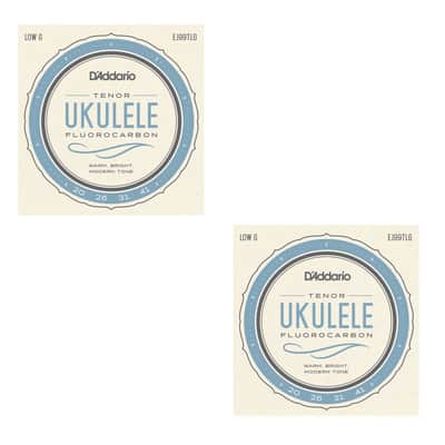 D'Addario Ukulele Strings Fluorcarbon 2-Pack EJ99TLG Uke Tenor Pro-Arte Low G image 1