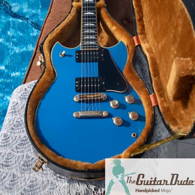 1980 Yamaha SG2000 - Limited Edition Lagoon Blue - Made in Japan - Pro Set Up w Perfect Frets/Action/Intonation! image 7