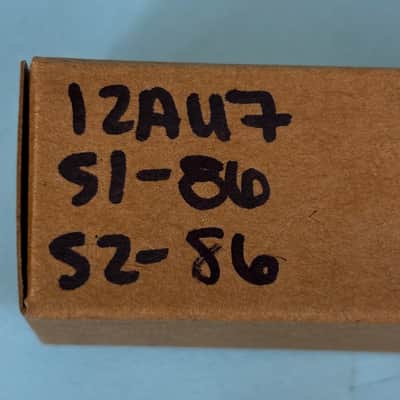 1954 RCA 12AU7 ECC82 Vintage 1950s Long Black Plate D Getter Preamp Tube! T382 image 5