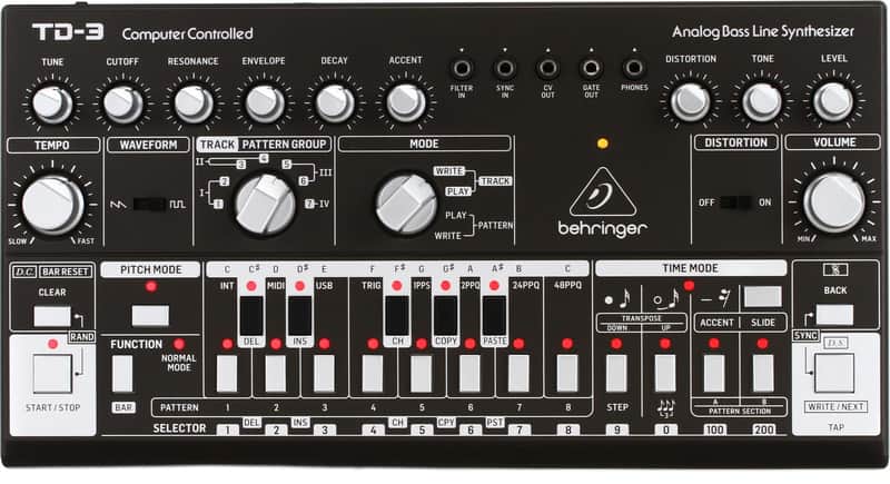 Behringer TD-3 Analog Bass Line Synthesizer | Reverb