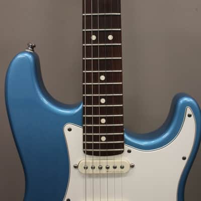 Fender 1996 - 50th Anniversary American Stratocaster - Painted Headstock LP Blue image 5