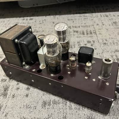 E.F. Johnson Viking 250-33 10 watt vintage tube amplifier project PP triode 6B4G image 16
