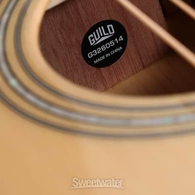 Guild F-250E Deluxe Jumbo Acoustic-Electric Guitar - Blonde (GF250EBlonded1) image 4