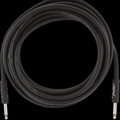 Fender Professional Series Instrument Cable, Straight/Straight, 10', Black image 1